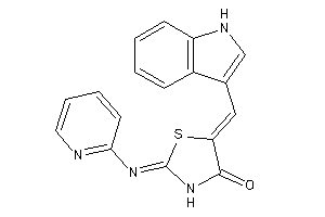 5-(1H-indol-3-ylmethylene)-2-(2-pyridylimino)thiazolidin-4-one