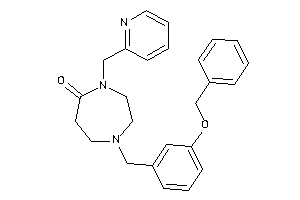Image of 1-(3-benzoxybenzyl)-4-(2-pyridylmethyl)-1,4-diazepan-5-one