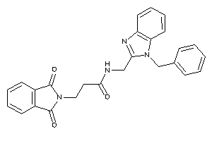 Image of N-[(1-benzylbenzimidazol-2-yl)methyl]-3-phthalimido-propionamide