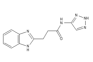 3-(1H-benzimidazol-2-yl)-N-(2H-triazol-4-yl)propionamide