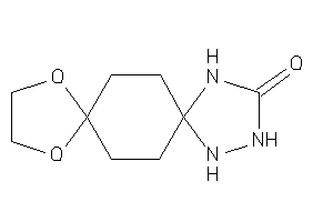 9,12-dioxa-1,2,4-triazadispiro[4.2.4^{8}.2^{5}]tetradecan-3-one