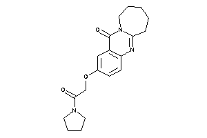 Image of 2-(2-keto-2-pyrrolidino-ethoxy)-7,8,9,10-tetrahydro-6H-azepino[2,1-b]quinazolin-12-one