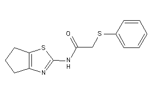 Image of N-(5,6-dihydro-4H-cyclopenta[d]thiazol-2-yl)-2-(phenylthio)acetamide