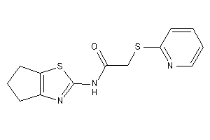 Image of N-(5,6-dihydro-4H-cyclopenta[d]thiazol-2-yl)-2-(2-pyridylthio)acetamide