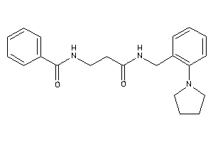 N-[3-keto-3-[(2-pyrrolidinobenzyl)amino]propyl]benzamide
