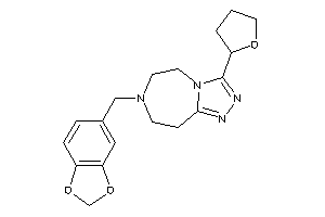 7-piperonyl-3-(tetrahydrofuryl)-5,6,8,9-tetrahydro-[1,2,4]triazolo[3,4-g][1,4]diazepine