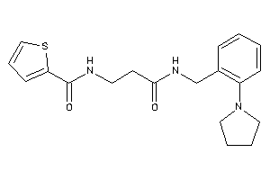 Image of N-[3-keto-3-[(2-pyrrolidinobenzyl)amino]propyl]thiophene-2-carboxamide