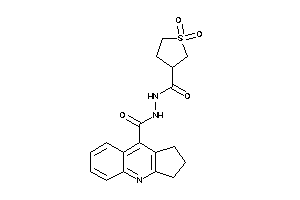 Image of N'-(1,1-diketothiolane-3-carbonyl)-2,3-dihydro-1H-cyclopenta[b]quinoline-9-carbohydrazide