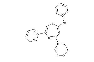 Image of (5-morpholino-3-phenyl-1,4-thiazepin-7-yl)-phenyl-amine