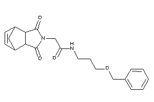 N-(3-benzoxypropyl)-2-(diketoBLAHyl)acetamide