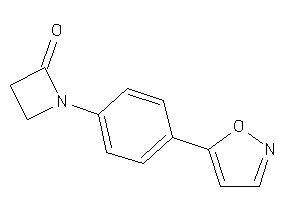 1-(4-isoxazol-5-ylphenyl)azetidin-2-one