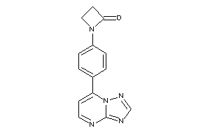 1-[4-([1,2,4]triazolo[1,5-a]pyrimidin-7-yl)phenyl]azetidin-2-one