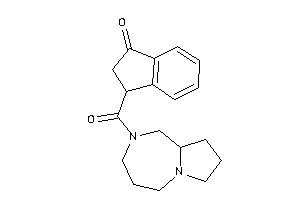 Image of 3-(1,3,4,5,7,8,9,9a-octahydropyrrolo[1,2-a][1,4]diazepine-2-carbonyl)indan-1-one