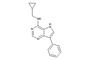 Cyclopropylmethyl-(7-phenyl-5H-pyrrolo[3,2-d]pyrimidin-4-yl)amine