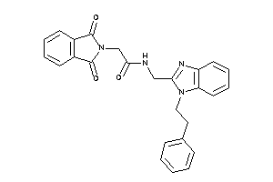 Image of N-[(1-phenethylbenzimidazol-2-yl)methyl]-2-phthalimido-acetamide