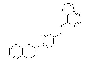 [6-(3,4-dihydro-1H-isoquinolin-2-yl)-3-pyridyl]methyl-thieno[3,2-d]pyrimidin-4-yl-amine