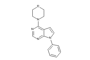 4-(7-phenylpyrrolo[2,3-d]pyrimidin-4-yl)morpholine