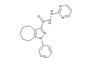 Image of 1-phenyl-N'-(2-pyrimidyl)-5,6,7,8-tetrahydro-4H-cyclohepta[c]pyrazole-3-carbohydrazide
