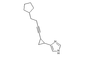 4-[2-(4-cyclopentylbut-1-ynyl)cyclopropyl]-1H-imidazole