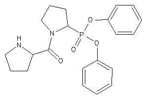 Image of (2-diphenoxyphosphorylpyrrolidino)-pyrrolidin-2-yl-methanone