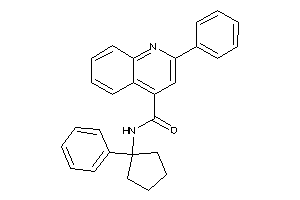 2-phenyl-N-(1-phenylcyclopentyl)cinchoninamide