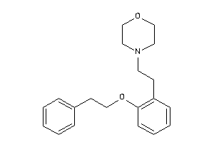 4-[2-(2-phenethyloxyphenyl)ethyl]morpholine
