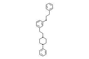1-[2-(3-phenethyloxyphenyl)ethyl]-4-phenyl-piperazine
