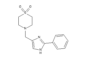 4-[(2-phenyl-1H-imidazol-4-yl)methyl]-1,4-thiazinane 1,1-dioxide
