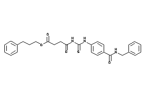 Image of 4-[[4-(benzylcarbamoyl)phenyl]thiocarbamoylamino]-4-keto-butyric Acid 3-phenylpropyl Ester