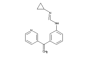 N'-cyclopropyl-N-[3-[1-(3-pyridyl)vinyl]phenyl]formamidine