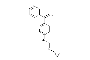 N'-cyclopropyl-N-[4-[1-(3-pyridyl)vinyl]phenyl]formamidine