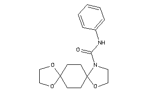 N-phenyl-1,9,12-trioxa-4-azadispiro[4.2.4^{8}.2^{5}]tetradecane-4-carboxamide
