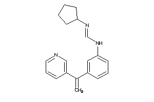 Image of N'-cyclopentyl-N-[3-[1-(3-pyridyl)vinyl]phenyl]formamidine