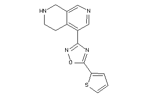 3-(5,6,7,8-tetrahydro-2,7-naphthyridin-4-yl)-5-(2-thienyl)-1,2,4-oxadiazole