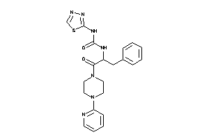 1-[1-benzyl-2-keto-2-[4-(2-pyridyl)piperazino]ethyl]-3-(1,3,4-thiadiazol-2-yl)urea