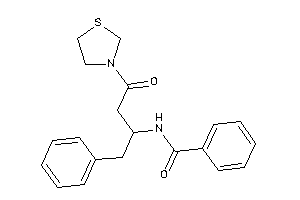 N-(1-benzyl-3-keto-3-thiazolidin-3-yl-propyl)benzamide