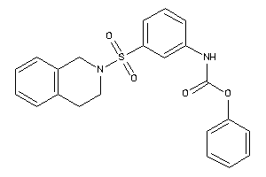 N-[3-(3,4-dihydro-1H-isoquinolin-2-ylsulfonyl)phenyl]carbamic Acid Phenyl Ester