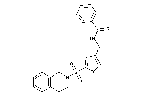 N-[[5-(3,4-dihydro-1H-isoquinolin-2-ylsulfonyl)-3-thienyl]methyl]benzamide