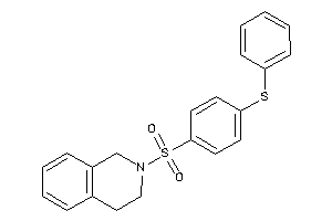 2-[4-(phenylthio)phenyl]sulfonyl-3,4-dihydro-1H-isoquinoline
