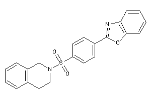 2-[4-(3,4-dihydro-1H-isoquinolin-2-ylsulfonyl)phenyl]-1,3-benzoxazole