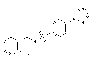 2-[4-(triazol-2-yl)phenyl]sulfonyl-3,4-dihydro-1H-isoquinoline