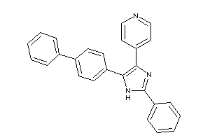 4-[2-phenyl-5-(4-phenylphenyl)-1H-imidazol-4-yl]pyridine