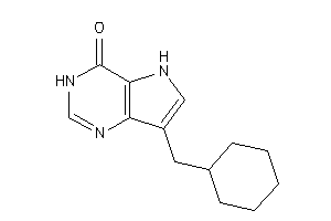 7-(cyclohexylmethyl)-3,5-dihydropyrrolo[3,2-d]pyrimidin-4-one
