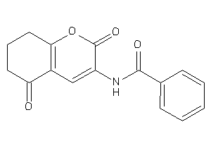 Image of N-(2,5-diketo-7,8-dihydro-6H-chromen-3-yl)benzamide