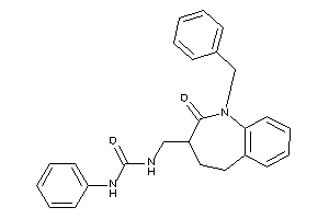 1-[(1-benzyl-2-keto-4,5-dihydro-3H-1-benzazepin-3-yl)methyl]-3-phenyl-urea
