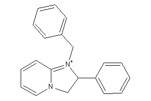 1-benzyl-2-phenyl-2,3-dihydroimidazo[1,2-a]pyridin-1-ium