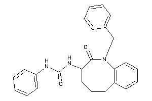 1-(1-benzyl-2-keto-3,4,5,6-tetrahydro-1-benzazocin-3-yl)-3-phenyl-urea
