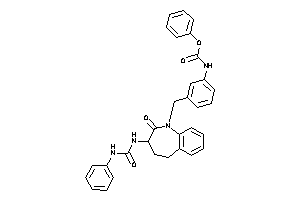 N-[3-[[2-keto-3-(phenylcarbamoylamino)-4,5-dihydro-3H-1-benzazepin-1-yl]methyl]phenyl]carbamic Acid Phenyl Ester