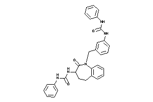 1-[2-keto-1-[3-(phenylcarbamoylamino)benzyl]-4,5-dihydro-3H-1-benzazepin-3-yl]-3-phenyl-urea