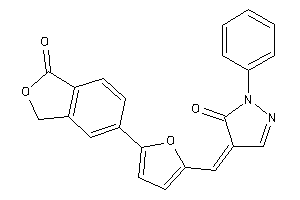 4-[[5-(1-ketophthalan-5-yl)-2-furyl]methylene]-2-phenyl-2-pyrazolin-3-one